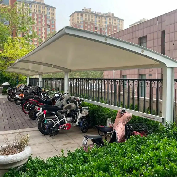 祁县膜结构电动车棚